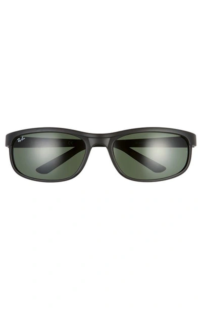 Shop Ray Ban Pillow Oversize 62mm Sunglasses In Matte Black