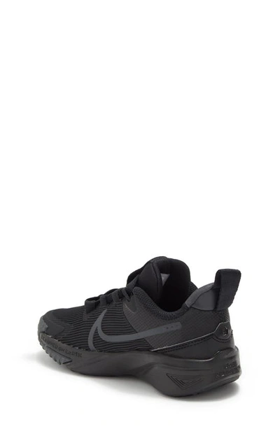 Nike Kids' Star Runner 4 Sneaker In Black/ Black/ Anthracite