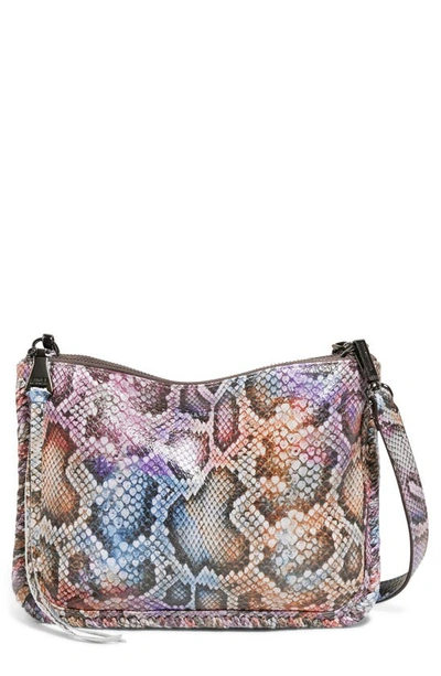 Shop Aimee Kestenberg Famous Double Zip Leather Crossbody Bag In Ombre Cobra