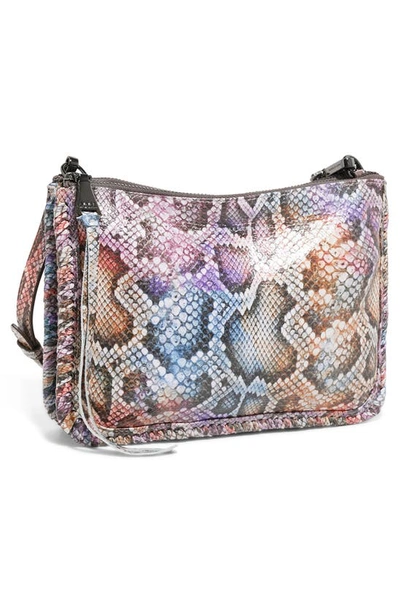 Shop Aimee Kestenberg Famous Double Zip Leather Crossbody Bag In Ombre Cobra