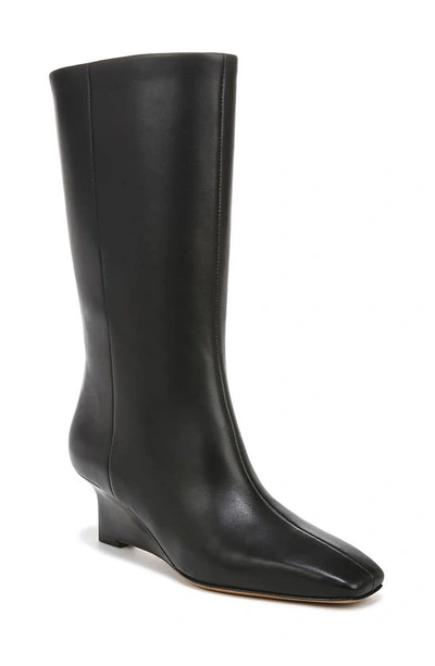 Shop Vince Beverly Wedge Boot In Black