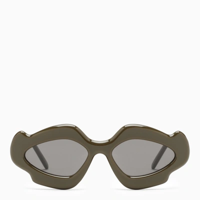 Shop Loewe | Green Acetate Sunglasses