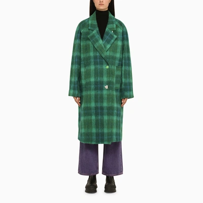Shop Andersson Bell | Green/blue Check Coat