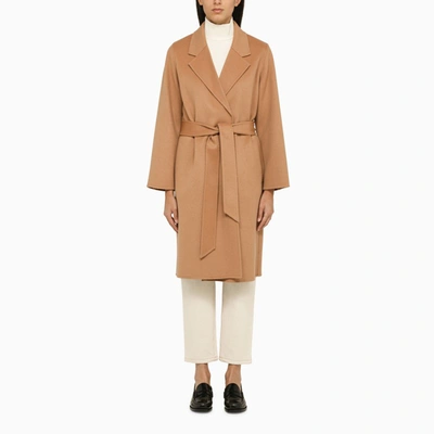 Shop Ivy & Oak Celia Marie Camel Medium Coat In Brown