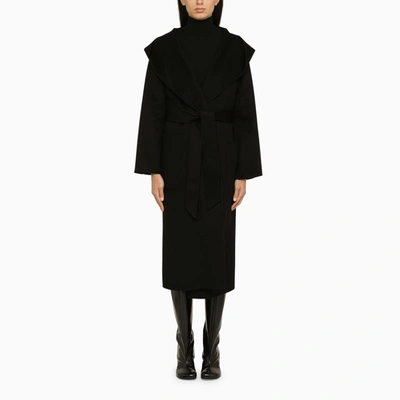 Shop Ivy & Oak Celia Edie Black Hooded Coat