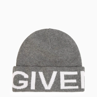Shop Givenchy | Grey Beany With Logo