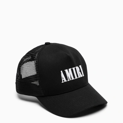 Shop Amiri | Black Baseball Cap With Logo Embroidery