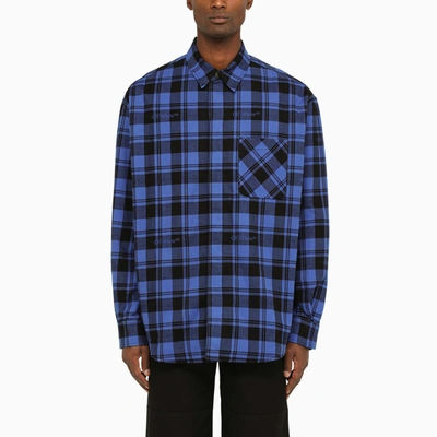Shop Off-white ™ | Blue/black Check Shirt