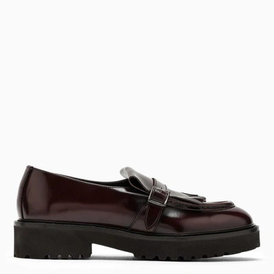 Shop Doucal's | Burgundy Leather Loafer