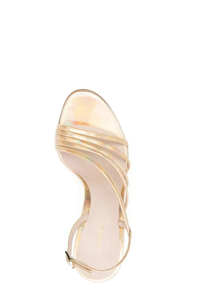 Shop Le Silla Sandal In Platinum