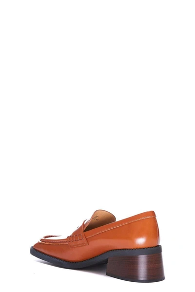 Tod's Woman Loafers Tan Size 8 Leather In Rust