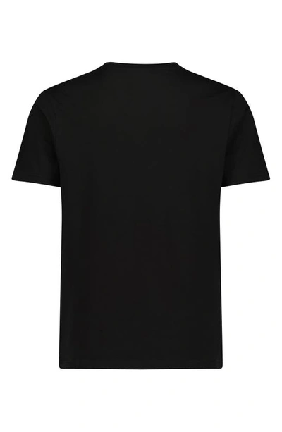 Shop Hurley Boxed Logo Cotton Graphic T-shirt In Black