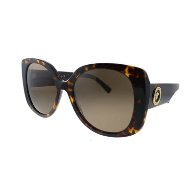 Shop Versace Ve 4387 108/73 Womens Rectangle Sunglasses In Multi