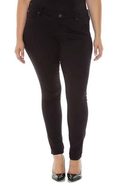 Shop Slink Jeans 'the Skinny' Stretch Denim Jeans In Solid Black