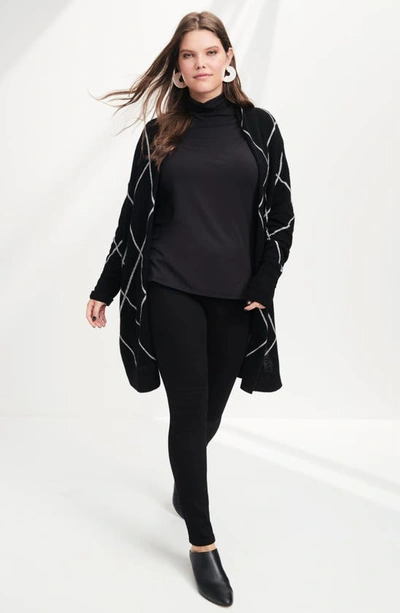Slink Jeans 'the Skinny' Stretch Denim Jeans In Solid Black