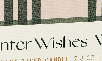 Shop Illume Winter Wishes Balsam & Cedar Votive Candle In Winter Wishes Green 2.3oz