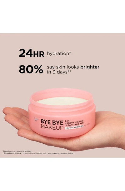 It Cosmetics Bye Bye Makeup 3-in-1 Makeup Melting Cleansing Balm 4 oz / 100 G