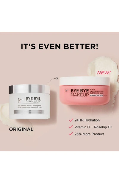 It Cosmetics Bye Bye Makeup 3-in-1 Makeup Melting Cleansing Balm 4 oz / 100 G