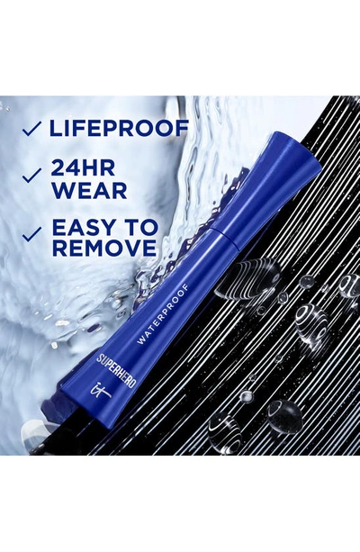 It Cosmetics Superhero Waterproof Mascara In Black