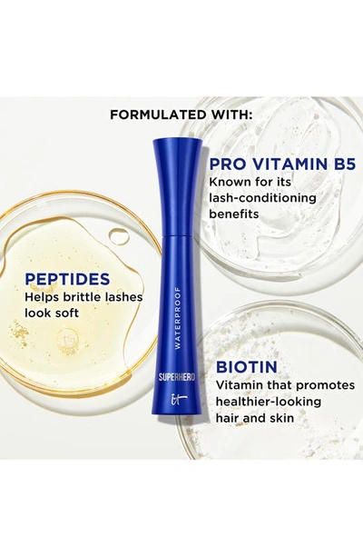 It Cosmetics Superhero Waterproof Mascara In Black