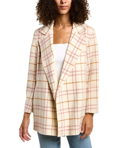 Shop Theory Clairene Autumn Wool-blend Blazer In Beige