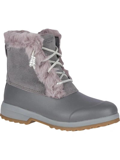 Shop Sperry Maritime Repel Womens Cold Weather Ankle Boot Winter Boots In Grey