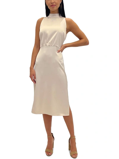 Shop Sam Edelman Womens Tie Neck Long Cocktail And Party Dress In White