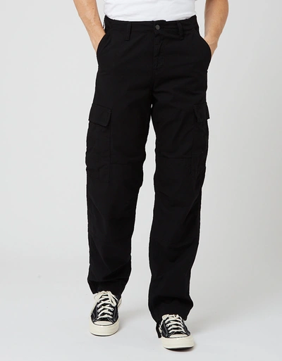 Shop Carhartt -wip Regular Cargo Pant In Black