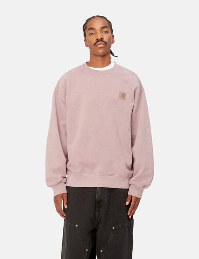 Shop Carhartt -wip Vista Sweatshirt In Pink