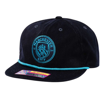 Shop Fan Ink Navy Manchester City Snow Beach Adjustable Hat