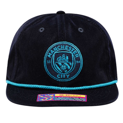 Shop Fan Ink Navy Manchester City Snow Beach Adjustable Hat