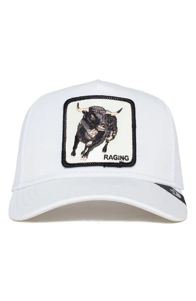 Shop Goorin Bros Platinum Rage Trucker Hat In White