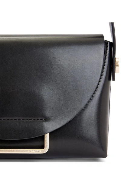 Shop Allsaints Francine Leather Crossbody Bag In Black
