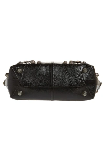 Shop Balenciaga Medium Le Cagole Leather Tote In Black