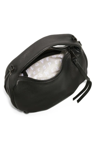 Shop Aimee Kestenberg Mini Roxbury Leather Top Handle Bag In Black