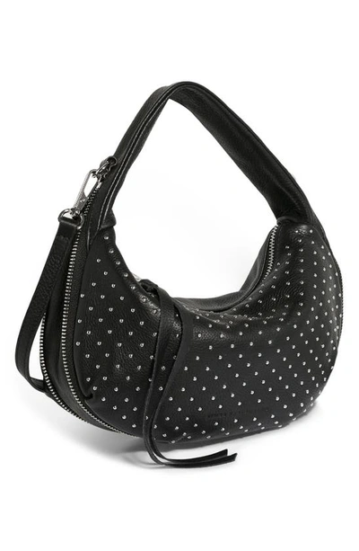 Shop Aimee Kestenberg Mini Roxbury Leather Top Handle Bag In Black