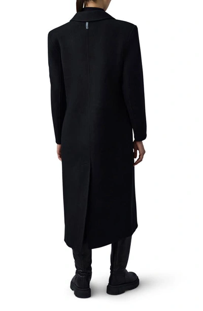 Shop Mackage Ruth Wool Coat In Black