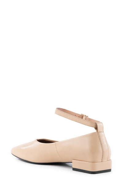 Seychelles Pumpkin Ankle Strap Square Toe Pump In Vacchetta
