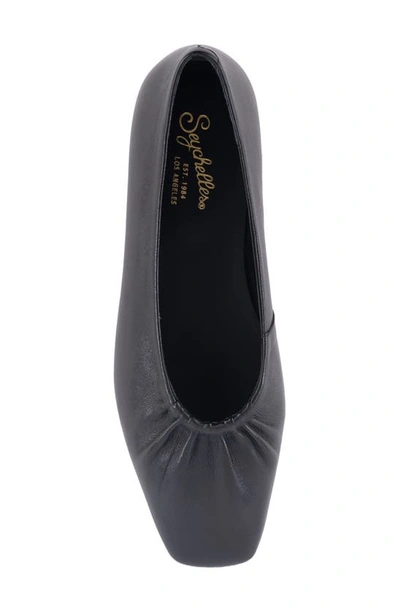 Shop Seychelles The Little Things Square Toe Ballet Flat In Black