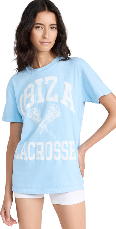 Shop Firstport Ibiza Lacrosse Tee Hand Dyed Sky