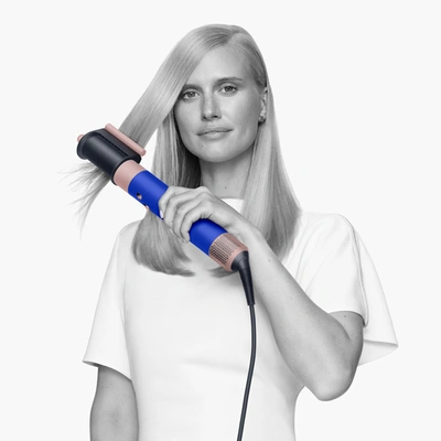 Shop Dyson Airwrap Multi-styler Complete Long In Blue Blush (limited Edition) In Default Title