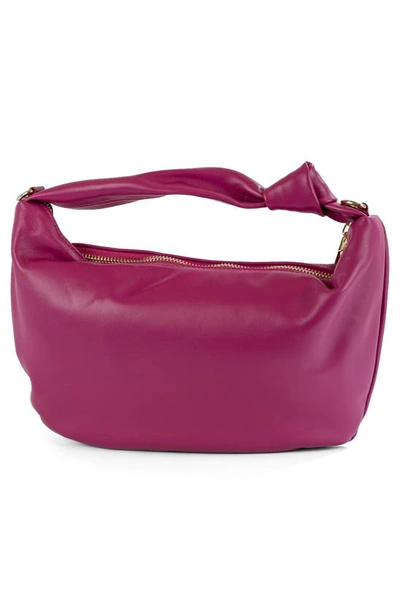 Shop Persaman New York Leather Shoulder Bag In Pink