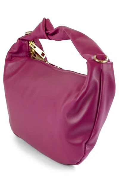 Shop Persaman New York Leather Shoulder Bag In Pink
