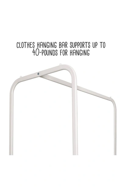 Shop Honey-can-do Garment Rack In White/ Ash