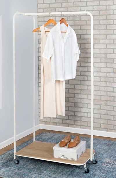 Shop Honey-can-do Garment Rack In White/ Ash