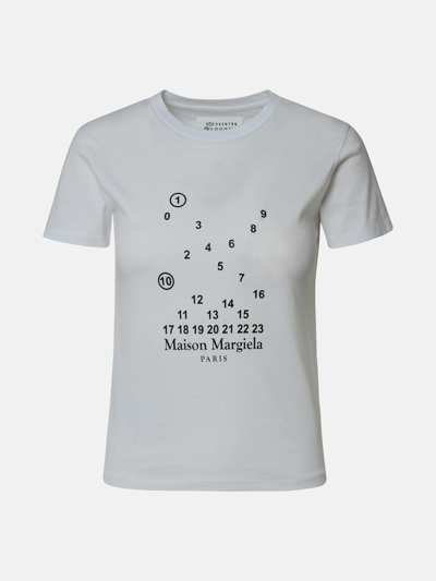 Shop Maison Margiela White Cotton T-shirt