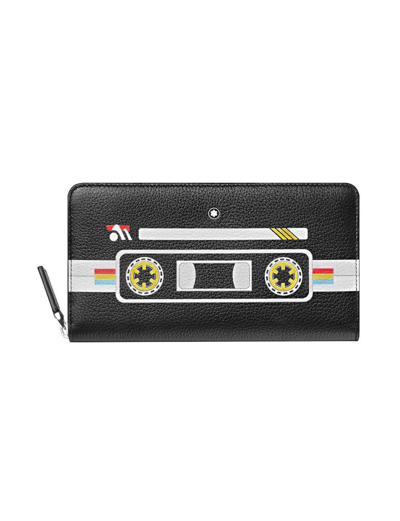 Shop Montblanc Mix Tapes Meisterstuck Soft Grain 12cc Wallet In Black