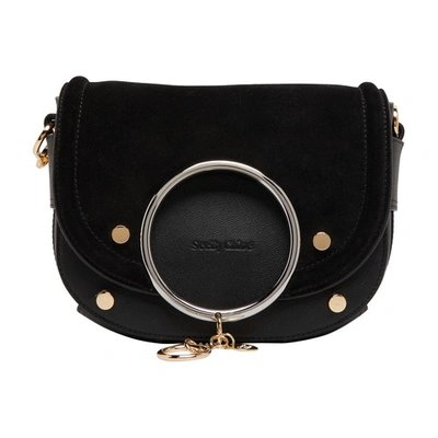 Shop See By Chloé Mara Bag With Shoulder Strap In Black
