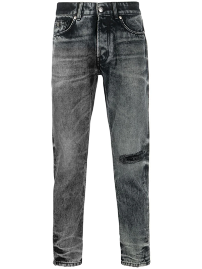 Shop John Richmond Mick Tapered Jeans In Blue