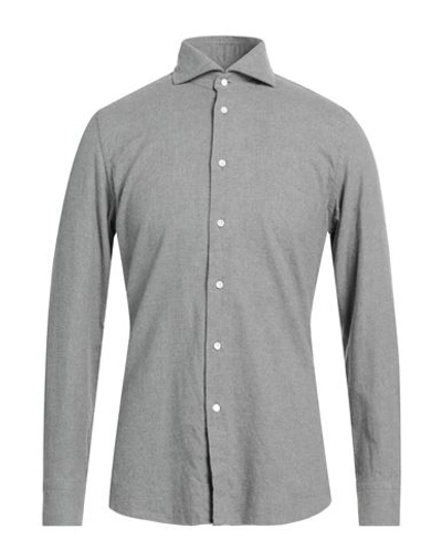 Shop Reyer Man Shirt Grey Size 15 ¾ Cotton